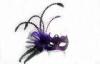 Black Feather Masquerade Masks