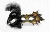Yellow Feather Masquerade Masks For Girl Eye Masks Fancy Dress