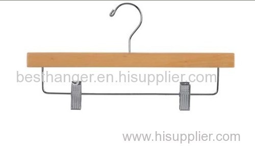 wooden hangers Wood pants hanger