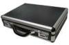 Black Waterproof Aluminum Attache Cases With Strap For Packing Laptop