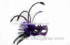 Sparkle Black Feather Masquerade Masks With Swarovski Crystal