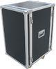 Black Metal Equipment Aluminum Flight Cases With Trolley and 500*400*800mm