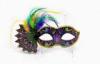 Mardi Gra Macrame Mask Blue Glitter Masquerade Masks For Women