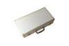 Silver Aluminum Watch Storage Cases , Double Side Open And 480*225*120mm