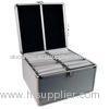Silver Aluminum CD DVD Storage Case / Storage Carrying Case For Display