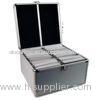 Silver Aluminum CD DVD Storage Case / Storage Carrying Case For Display