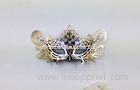 Mini Venetian Mask Brooch Metal For Interior / Magnetic Brooch