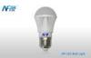 Interior 3w / 5w 120v E27 CE Rohs White LED Bulb Lights , 200lm LED