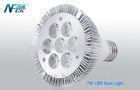 Energy-Saving E27 7w Pure White LED Spot Light Bulbs , Ra90 LED Spot Light