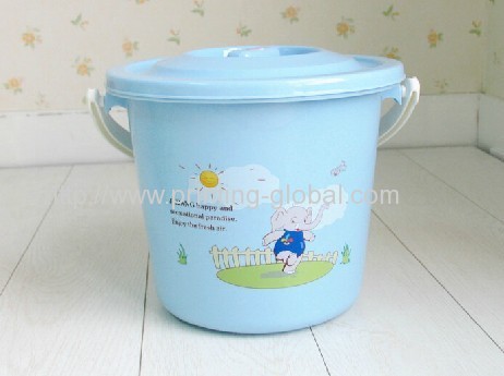 Hot stamping foil for plastic bucket lid handle