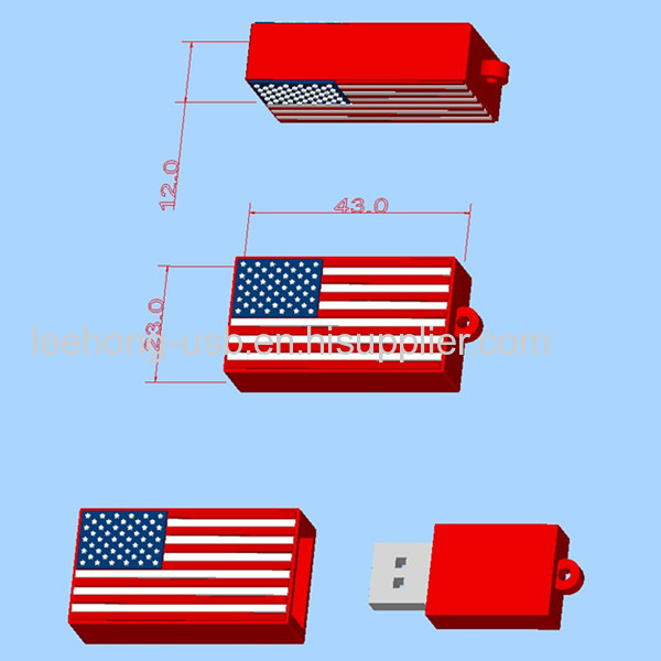 Original design flag shape flash memory 