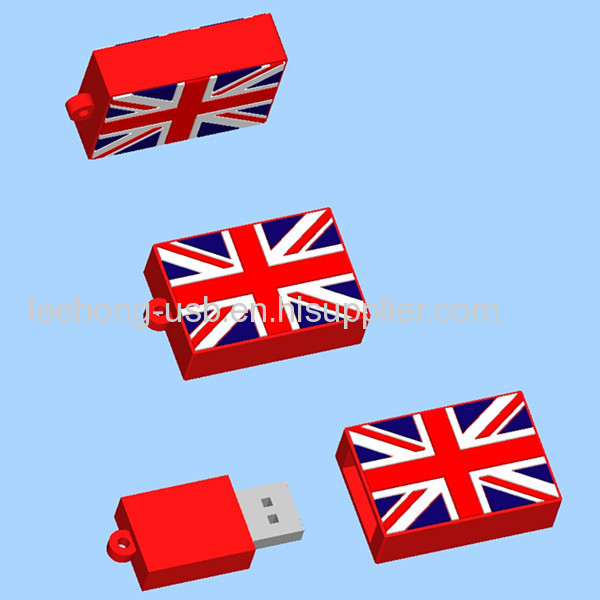 UK National flag shapedusb flash drive