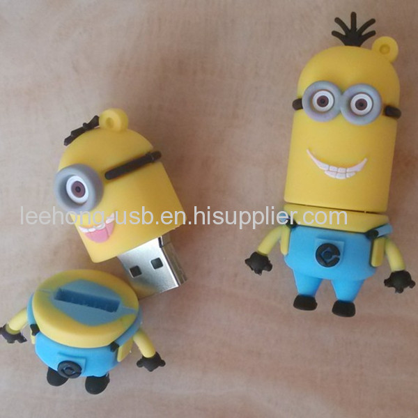 Movie Despical Me cartoon figure 8gb minion usb stick