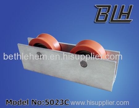 Aluminium Alloy Pullery with double PU wheel