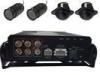 PAL 25fps NTSC 30fps 4 Channel H.264 High Profile 3G Mobile DVR with GPS for Bus Security