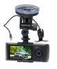 1920 x 1080 Full HD GPS Dual Camera Car DVR H.264 , 4X Digital Zoom