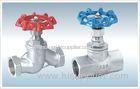 WCB Flanged Angle Globe Valve For Water Treatment Equipment , GB/T 12234 , PN10 - PN100