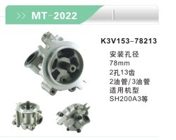 SH200A3 GEAR PUMP ASSY FOR EXCAVATOR