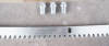 Galvanized steel gear rack fro slide gate opener