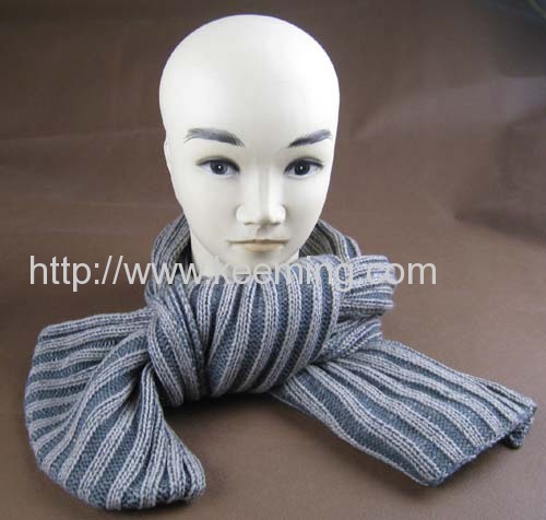 Mens color mixture long scarf shawl