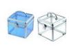 1.8mm Transparent Acrylic Cosmetic Case With Lock For Makeup Artist