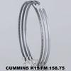 CUMMINS KT19 PISTON RING FOR DIESEL ENGINE 158.75MM