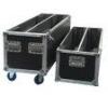 Sliver Aluminum Instrument Cases / TV Cases , Flight Cases with Wheels