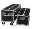 Sliver Aluminum Instrument Cases / TV Cases , Flight Cases with Wheels