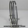 Moly Komatsu Engine Piston Rings S6D105 , Seal Low Tension Rings