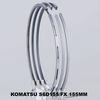 S6D155 Engine Piston Rings / komatsu Engine Parts For Compression Gas Sealing