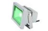 High Power RGB LED Flood Light , 20W RGB with IR Remote Controller and Silver Housing