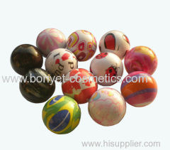 2014 new vivid colorful printing ball lip balm