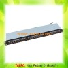 19 inch 1U 24 port CAT6 RJ45 shielded network patch panel with bracket