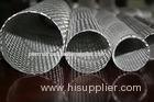 0.4 - 3.0mm Thincness Aluminum Perforated Metal Pipe , Round Stainless Steel Pipes