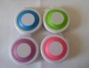 colorful plastic pressed powder case