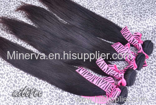 human hair weave straight