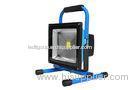 G shape 20W LED Rechargeable Floodlight , Bridgelux IP65 Outdoor Commercial Lighting