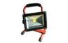 Energy Saving LED Rechargeable Floodlight , IP65 20W 2000lm 8800MAH Battery for Outdoor