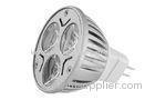 3W Aluminum LED Spotlight Bulb , 220 Volt 300lm Warm / Pure / Cool White LED Spot Lamps for Hotel ,