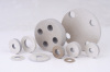 thick rigid mica part machined by CNC used for the heating industry which has the heat grade of 500 or 800 d