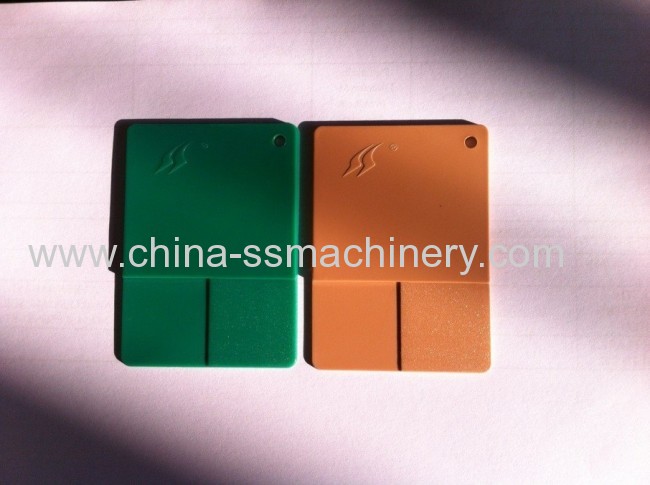 Injection molding machine-Specialized for color chips making