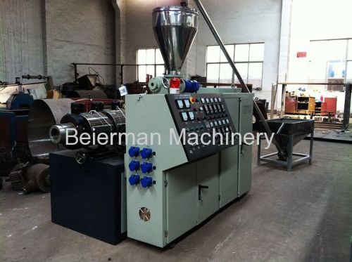 PVC Conical Twin Screw Extruder