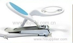 Magnifier nail clipper/magnifying nail clipper