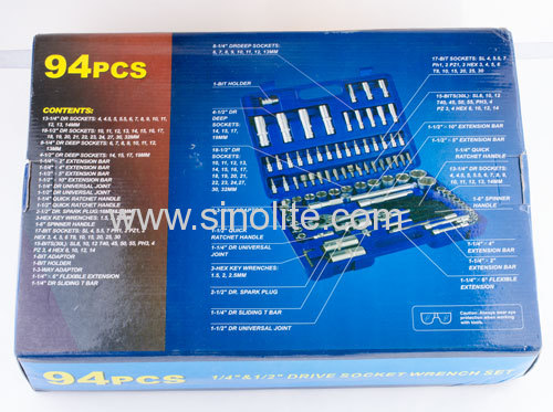 94pcs Dr.Socket Set (1/4 , 1/2 )