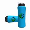 Fashionable and easily pack silicone sports water bottle