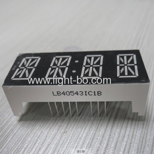 4 digits 0.54 inch Common Anode Ultra Bright Red 14 segments alphanumeric LED Display