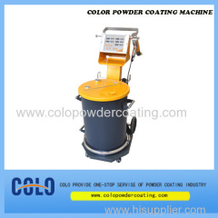 Electrostatic powder spraying machine