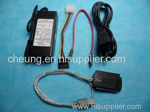 USB TO IDE SATA S-SATA Converter CABLE Adaptor w/ POWER