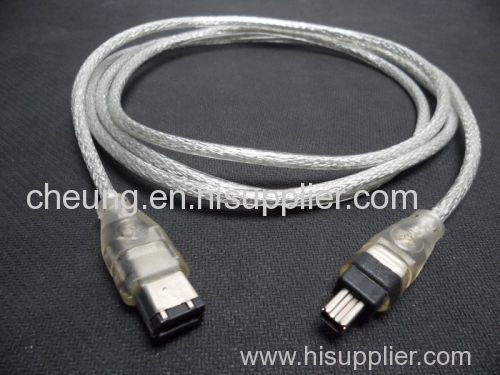 4 Ft Firewire IEEE 1394A 6 pin to 4 Pin DV iLink Cable