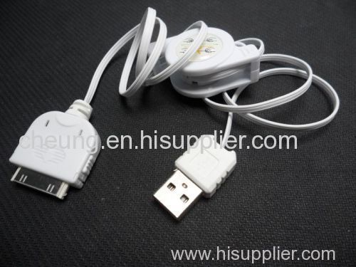 Retractable USB Cable For iPhone/IPOD